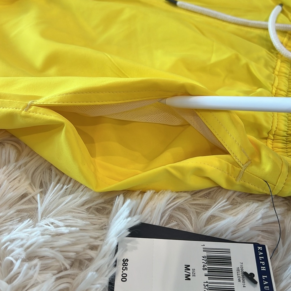 Polo Ralph Lauren Men’s Yellow Swim Shorts Size M - Picture 8 of 15